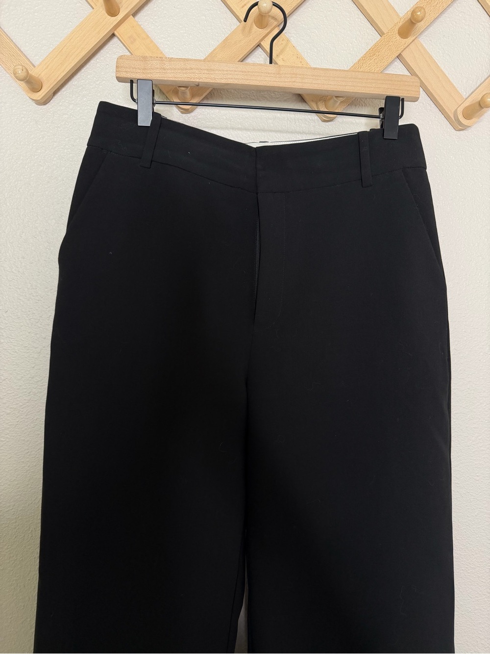 Favorite Daughter The Jones Wide Leg Pant Black Sz 8 - Picture 6 of 9